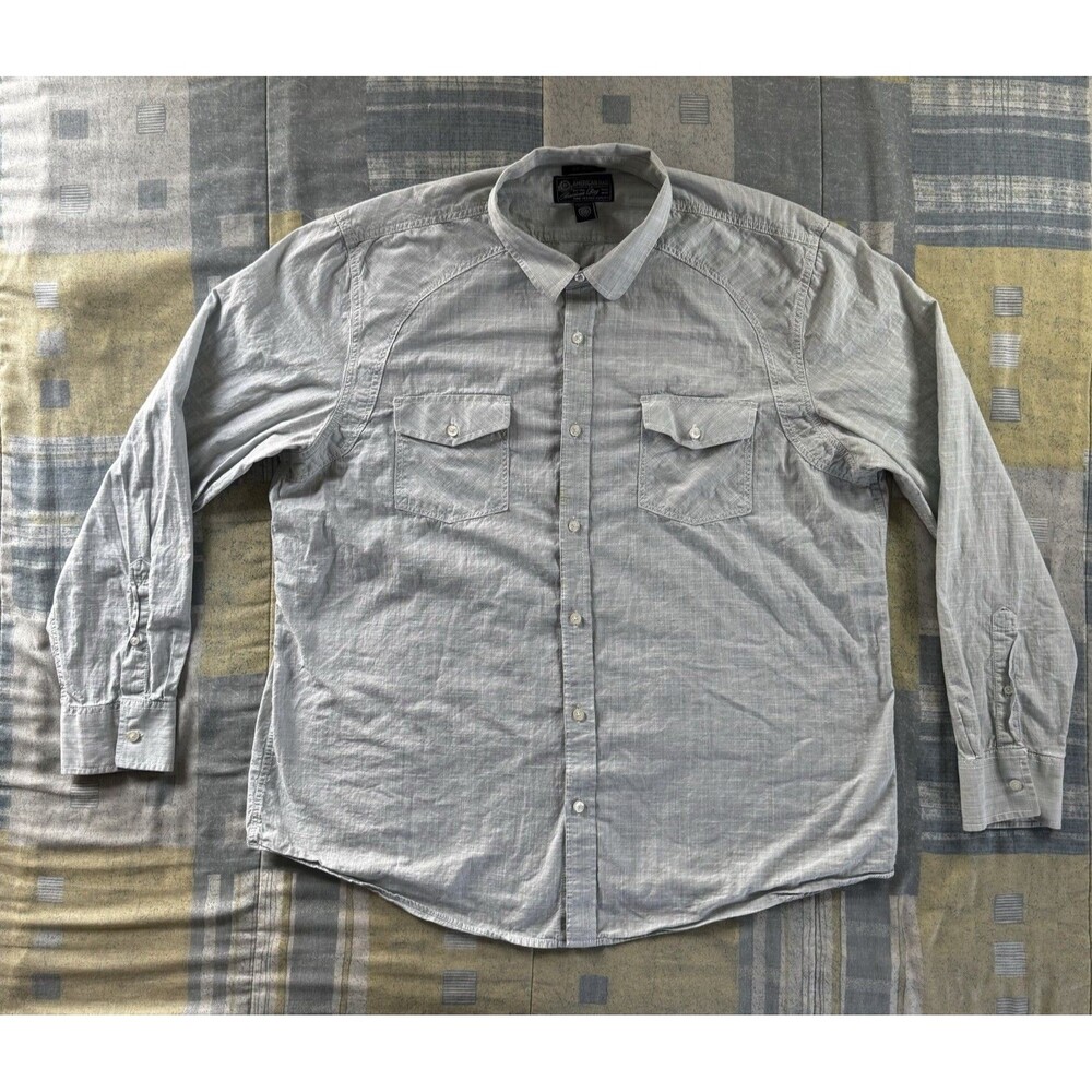 American Rag Button Down Collard Shirt Long Sleeve Casual Men's Sz XXL